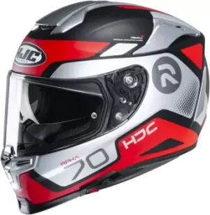 HJC RPHA 70 Shuky Helmet, grey-white-red, Size L, grey-white-red, Size L