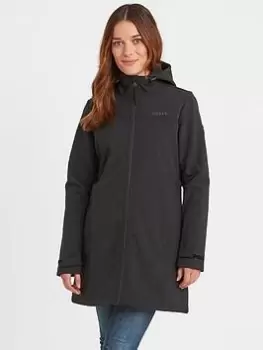 TOG24 Keld Long Softshell Jacket, Black, Size 18, Women