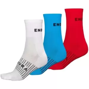 Endura Coolmax Race Sock - Triple Pack - Multi