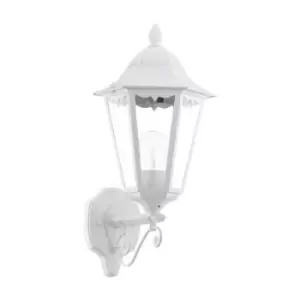 Navedo - 1 Light Outdoor Wall Lantern White IP44, E27 - Eglo