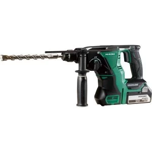 HiKOKI DH18DBL 18V Cordless SDS-Plus Hammer Drill With 2 x 5.0ah Batteries, Case and Charger