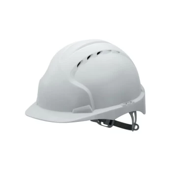 EVO2 Vented White Safety Helmet - JSP