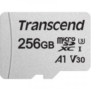 Transcend 300S UHS-I MicroSDXC Memory Card 256GB with Adapter