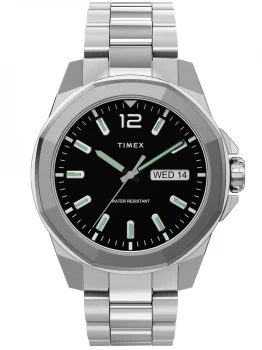 Timex Black And Silver 'Metropolitan' Chronograph Classical Watch - TW2U14700