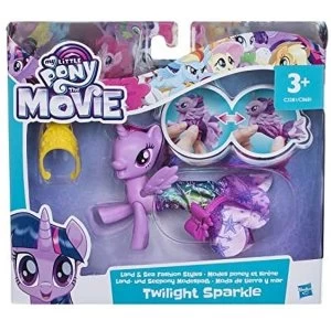 My Little Pony - The Movie Princess Twilight Sparkle Land & Sea Fashion Playset