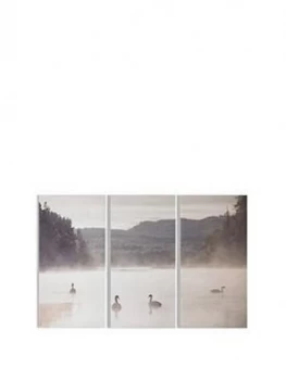 Graham & Brown Swan Lakeside Printed Canvas
