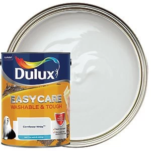 Dulux Easycare Washable & Tough Cornflower White Matt Emulsion Paint 5L