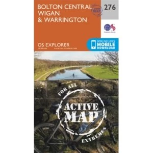 Bolton, Wigan and Warrington by Ordnance Survey (Sheet map, folded, 2015)