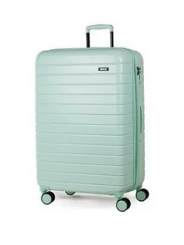 Rock Luggage Novo Large 8-Wheel Suitcase - Pastel Green