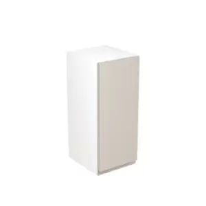 KitchenKIT J-Pull Handleless 30cm Wall Cabinet - Gloss Light Grey