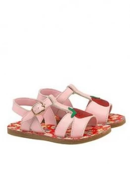 Cath Kidston Girls Strawberry Sandal - Pink, Size 13 Younger
