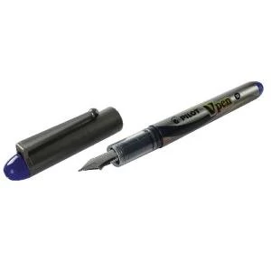 Pilot VPen Disposable Fountain Pens Blue Pack of 12 SVP-4M-03