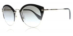 Miu Miu MU53RS Sunglasses Black / Pale Gold 1AB0A7 52mm