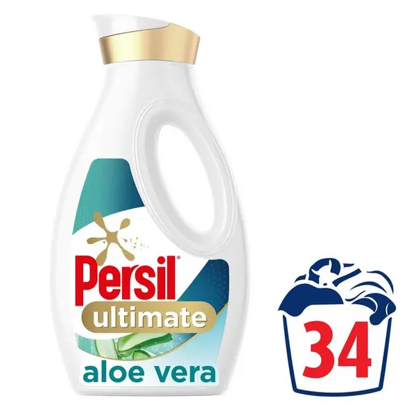 Persil Ultimate Aloe Vera Laundry Washing Liquid Detergent 918ml