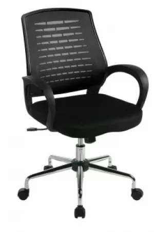 Carousel Black Mesh Office Chair