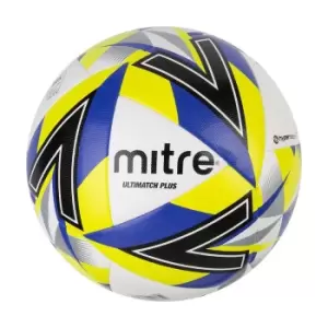 Mitre Ultimatch Plus Match Ball (white/Blue/Green/Black, 4)