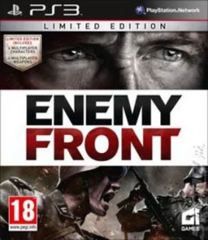 Enemy Front Limited Edition PS3 Game