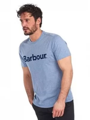 Barbour Ardfern Logo T-Shirt, Chambray, Size S, Men