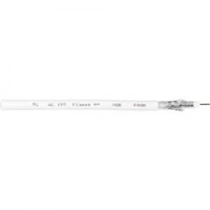 Coax Outside diameter 6.90 mm 75 120 dB White Interkabel AC 100 Sold by the metre