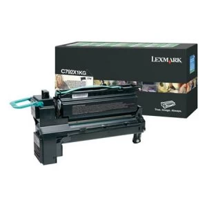 Lexmark C792X1KG Black Laser Toner Ink Cartridge