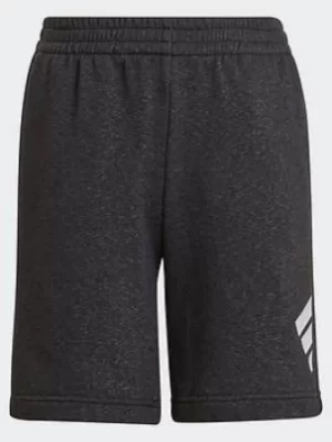 adidas Future Icons 3-stripes Shorts, Black/White, Size 9-10 Years