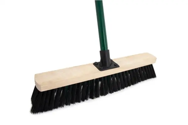 Town & Country Rubber Broom & Steel Handle