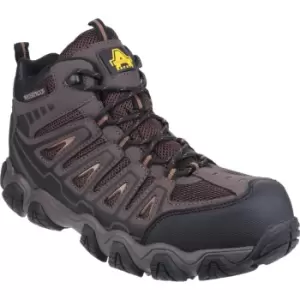 Amblers Safety As801 Waterproof Non-Metal Safety Hiker Brown Size 10.5