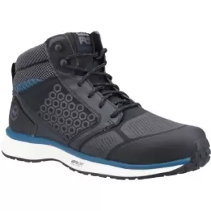 Reaxion Mid Hiker Safety Footwear Black/Blue Size 6.5