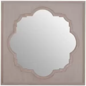 Fossil grey / Antique Taupe Wall Mirror For Bedroom / Hallway / Living Room Luxurious and Antiquated Look w95 x d3 x h95cm - Premier Housewares