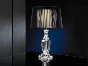 Corinto Crystal Table Lamp Chrome, E27