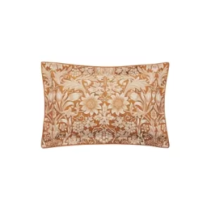 William Morris Sunflower Oxford Pillowcase, Saffron