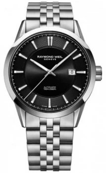 Raymond Weil Mens Freelancer Automatic Stainless Steel Watch