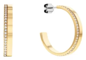 Calvin Klein 35000164 Gold Stainless Steel Half Hoop Jewellery