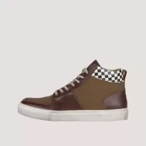Helstons Grandprix Leather Armalith Tan Khaki Shoes 44