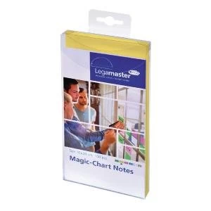 Legamaster Magic Notes 200x100mm Yellow with Pen Pack of 100 7-159405