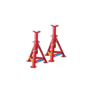 Heavy Duty Hilka 3 Ton Tonne Fixed Axle Stand Stands Lift Jack 3T Red 82411507