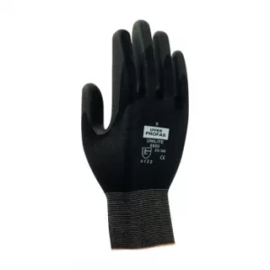 6605 Unilite Black Gloves Size 6
