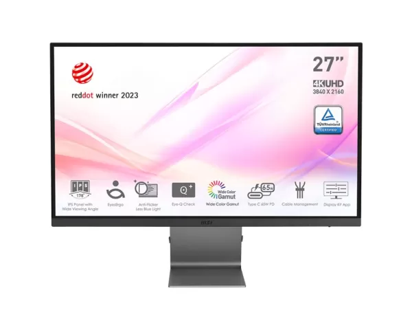 MSI 27" 4K Ultra HD 60Hz Monitor - Grey