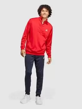 adidas Sportswear Small Logo Tricot Tracksuit - Red, Size XS, Men
