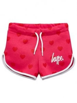 Hype Girls Heart Runner Short - Pink