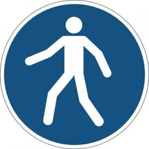 Durable 173106 Use Symbol Pedestrian Route- Blue (Ø x H) 430 mm x 0.4 mm