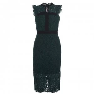 Bardot Latoya Lace Dress - Hunt Green