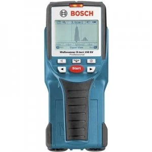 Bosch Professional Detector D-TECT 150 SV 0601010008 Locating depth (max.) 150 mm Suitable for Wood, Ferrous metal, Non-ferrous metal, Live wires, Pla
