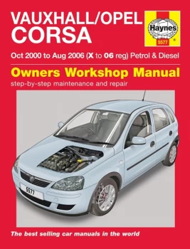 Vauxhall/Opel Corsa Petrol & Diesel - X to 06 Reg 5577A HAYNES