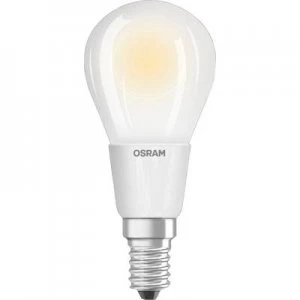 OSRAM LED (monochrome) EEC A++ (A++ - E) E14 Droplet 6 W = 60 W Warm white (Ø x L) 45mm x 110 mm dimmable, Filament