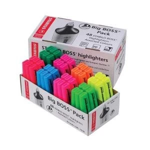 STABILO BOSS Original 2 5mm Chisel Tip Highlighters Assorted Colours 1
