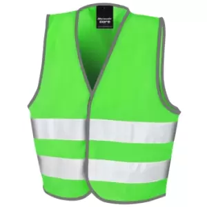 Result Childrens/Kids Enhanced Hi-Vis Vest (S) (Lime Green)