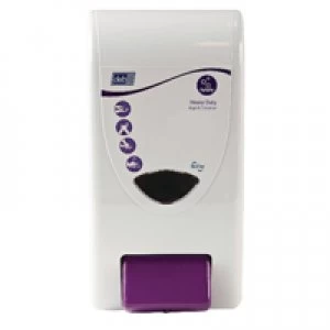 Deb Stoko White and Purple Cleanse Heavy 4000 Washroom Dispenser HVY4L