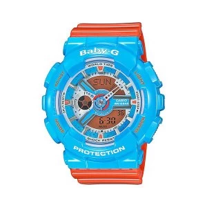 Casio Baby-G Standard Analog-Digital Watch BA-110NC-2A - Blue Orange