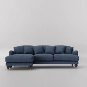 Swoon Holton Smart Wool Corner Sofa - Left Hand Side - Corner Sofa - Indigo